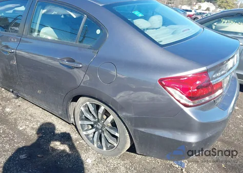 2015 Honda Civic Ex-L from USA, damaged, VIN 19XFB2F90FE253390